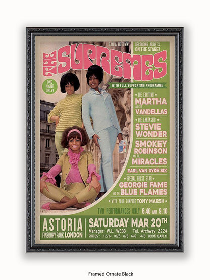 Supremes - Finsbury Park - London - Poster