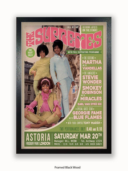 Supremes - Finsbury Park - London - Poster