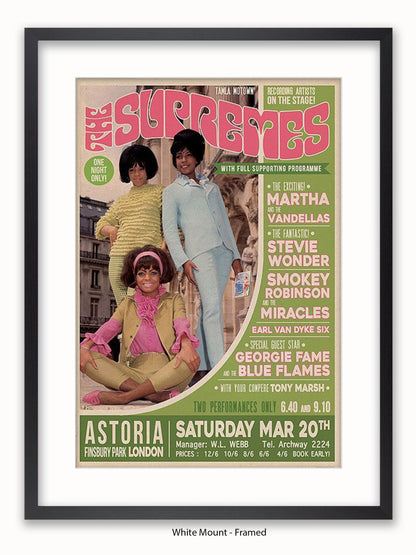 Supremes - Finsbury Park - London - Poster