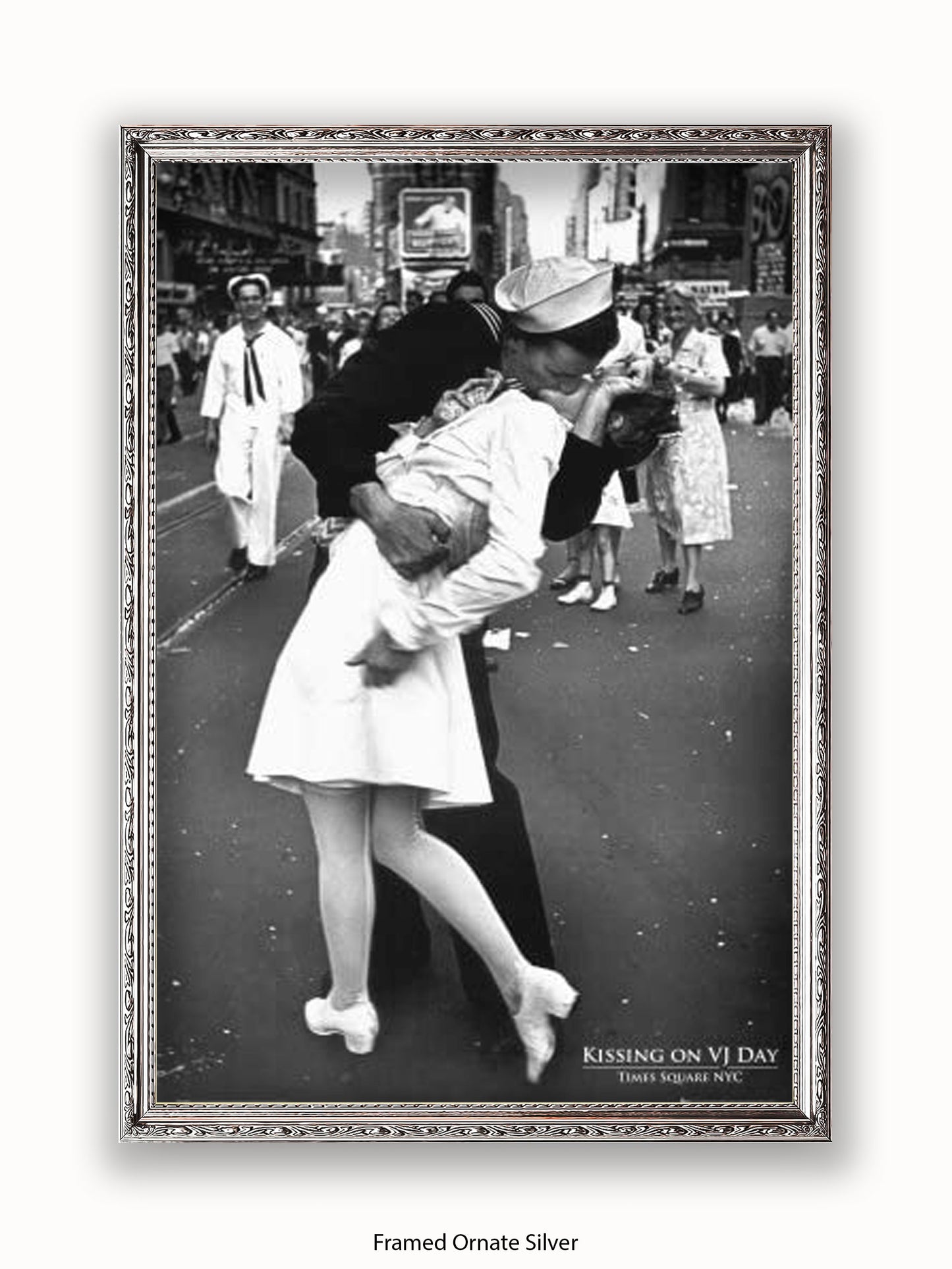 Wars End Kiss Times Square Poster