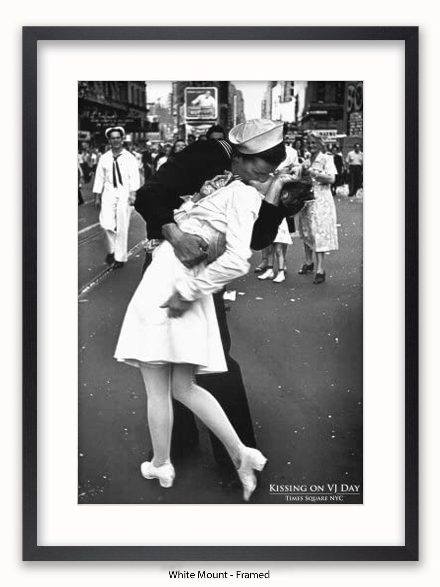 Wars End Kiss Times Square Poster