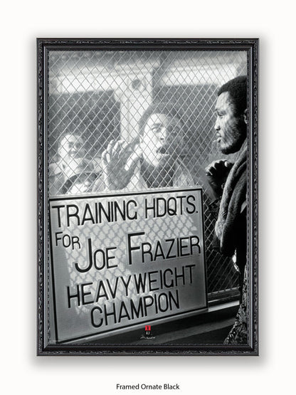 Muhammad Ali Vs Joe Frazier Window Poster