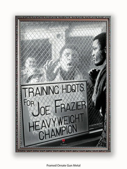 Muhammad Ali Vs Joe Frazier Window Poster