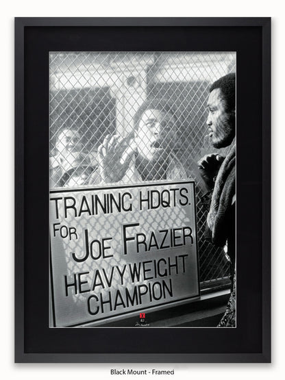 Muhammad Ali Vs Joe Frazier Window Poster