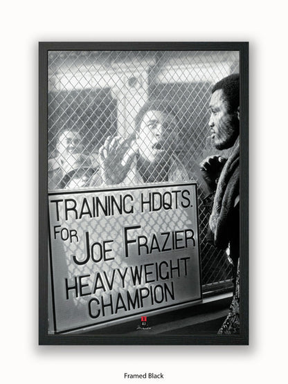 Muhammad Ali Vs Joe Frazier Window Poster