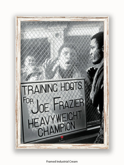 Muhammad Ali Vs Joe Frazier Window Poster