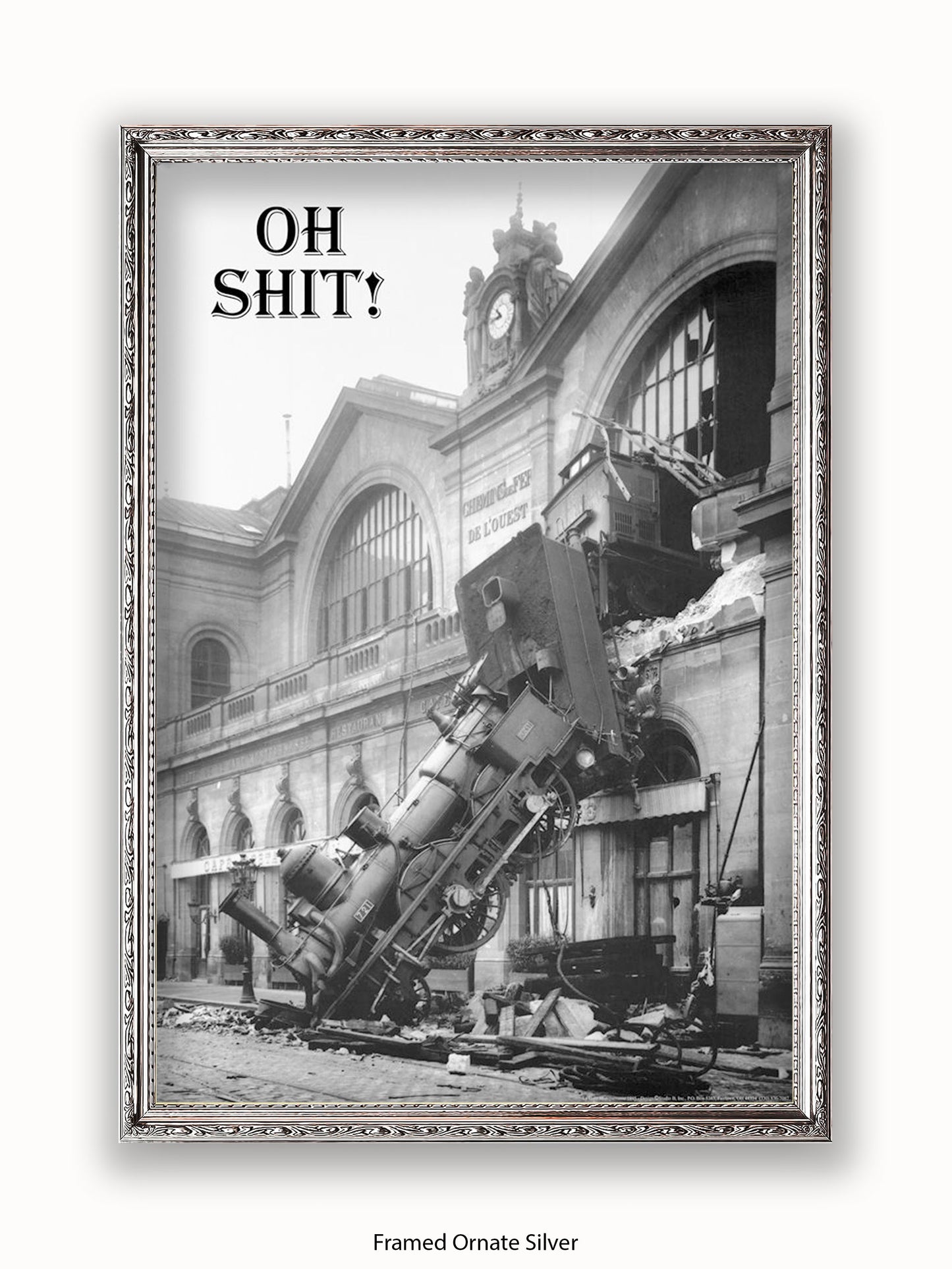 Shit !! Train Crash Poster