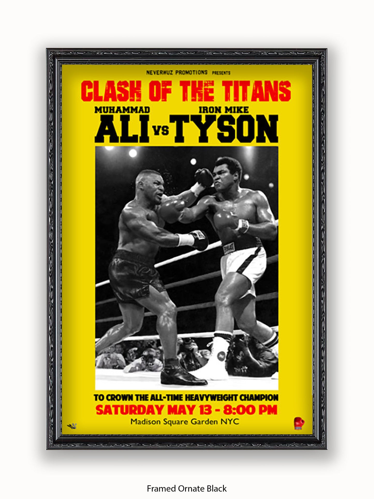 Muhammad Ali Vs Mike Tyson Poster