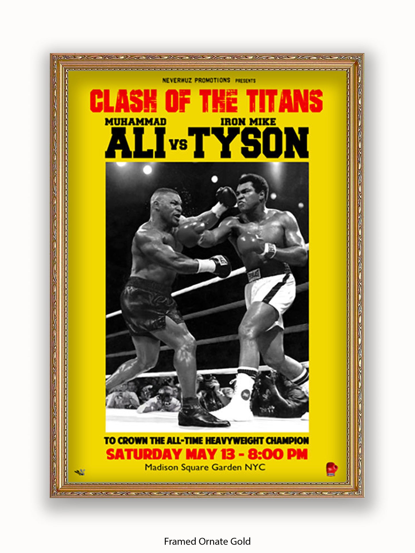 Muhammad Ali Vs Mike Tyson Poster