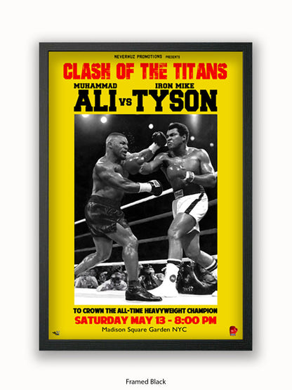 Muhammad Ali Vs Mike Tyson Poster