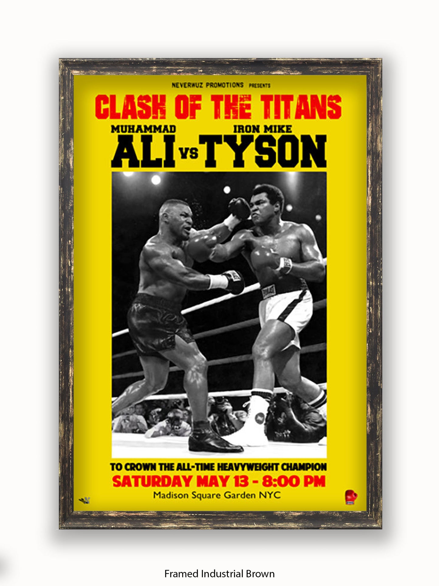 Muhammad Ali Vs Mike Tyson Poster